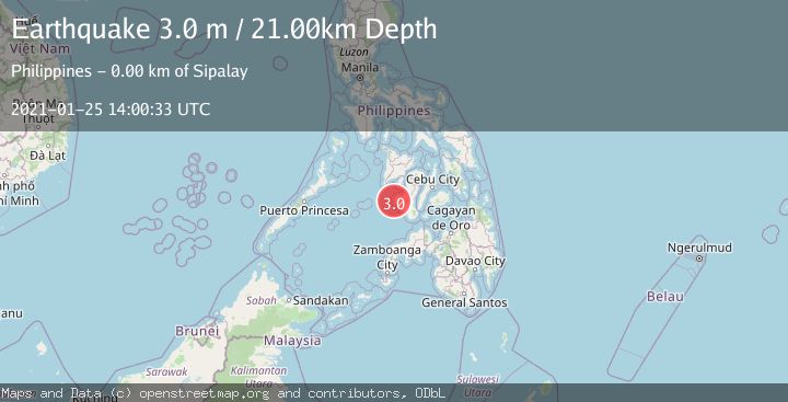 Map of NEGROS, PHILIPPINES