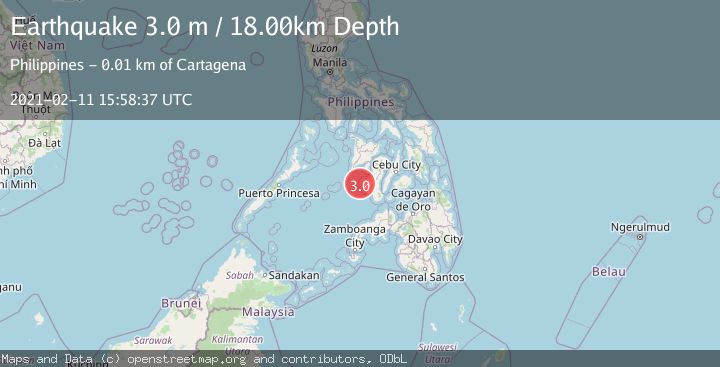 Map of NEGROS, PHILIPPINES