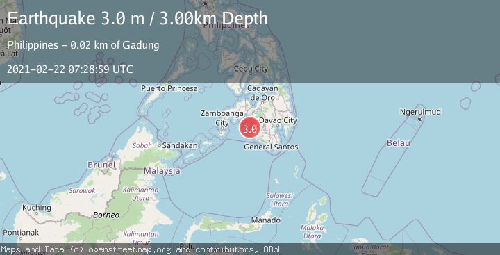 Map of MORO GULF, MINDANAO, PHILIPPINES