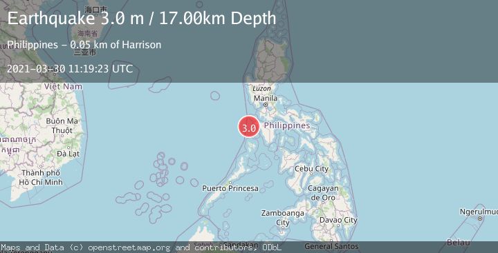 Map of PHILIPPINE ISLANDS REGION