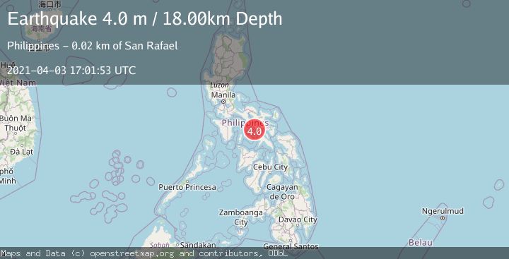 Map of SIBUYAN SEA, PHILIPPINES