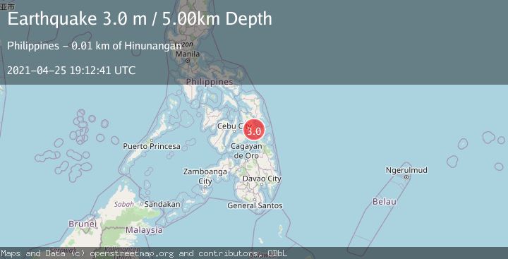 Map of LEYTE, PHILIPPINES