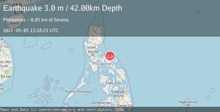 Map of LUZON, PHILIPPINES