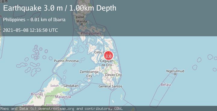 Map of LEYTE, PHILIPPINES