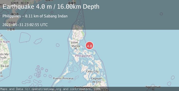 Map of PHILIPPINE ISLANDS REGION