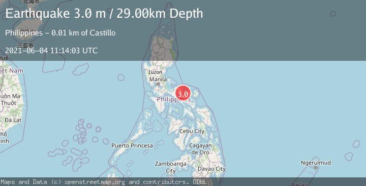 Map of LUZON, PHILIPPINES