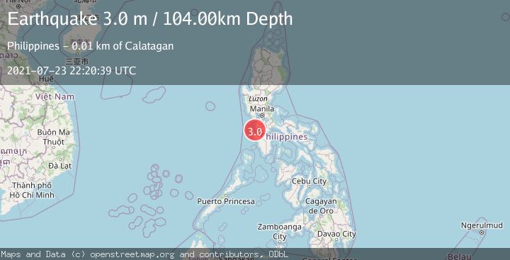 Map of MINDORO, PHILIPPINES