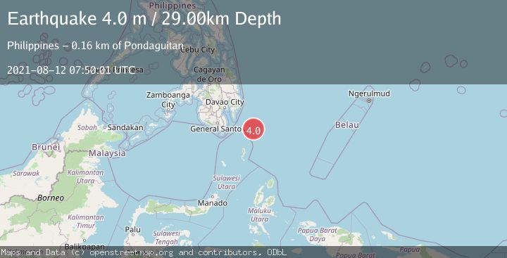Map of PHILIPPINE ISLANDS REGION