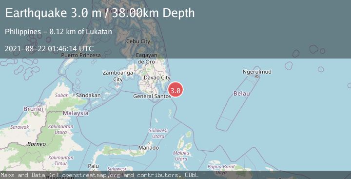 Map of PHILIPPINE ISLANDS REGION