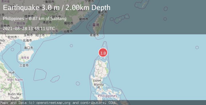 Map of BABUYAN ISL REGION, PHILIPPINES