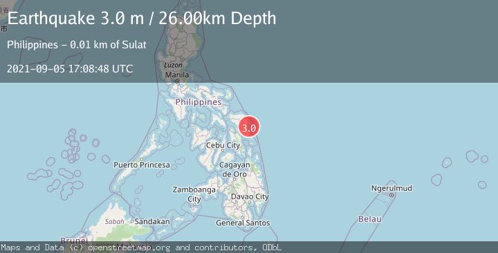 Map of SAMAR, PHILIPPINES