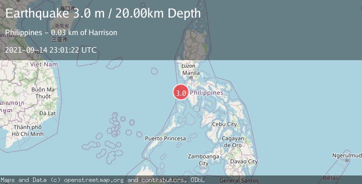 Map of MINDORO, PHILIPPINES