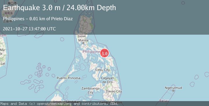 Map of CATANDUANES, PHILIPPINES