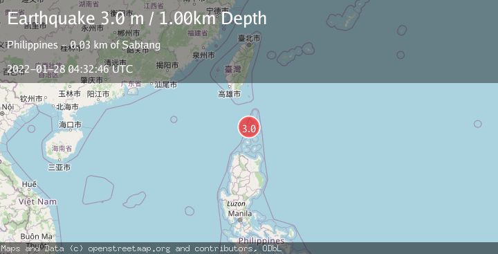 Map of BATAN ISL REGION, PHILIPPINES