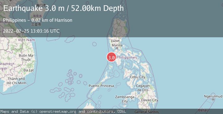 Map of MINDORO, PHILIPPINES