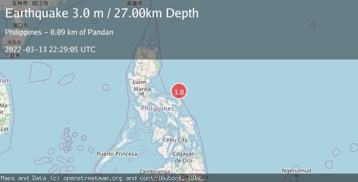 Map of CATANDUANES, PHILIPPINES