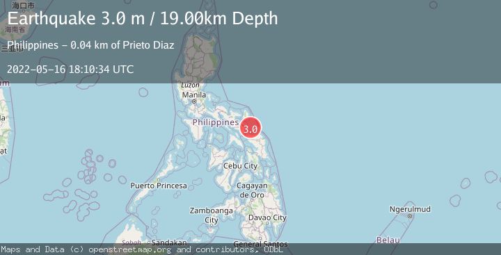 Map of CATANDUANES, PHILIPPINES