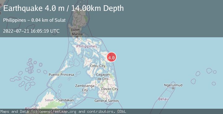 Map of SAMAR, PHILIPPINES