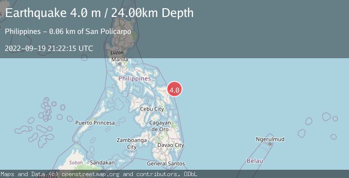 Map of SAMAR, PHILIPPINES