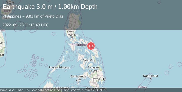Map of CATANDUANES, PHILIPPINES