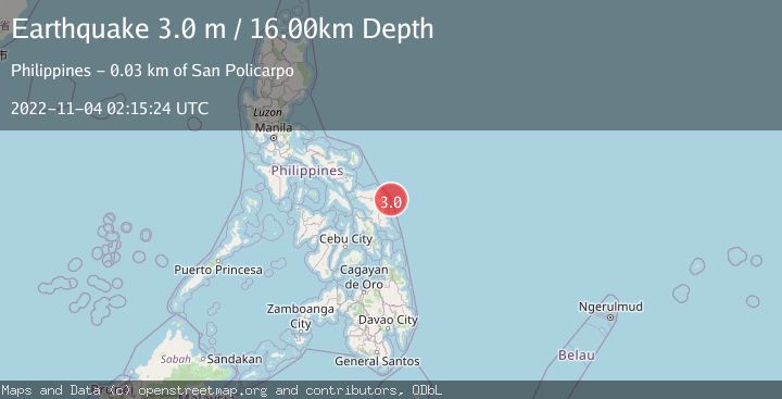 Map of SAMAR, PHILIPPINES