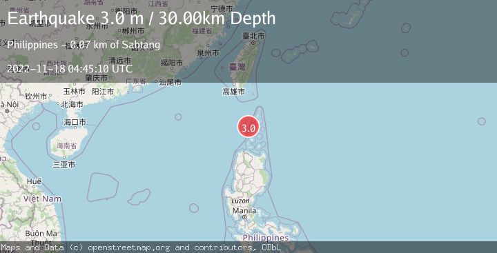 Map of BATAN ISL REGION, PHILIPPINES