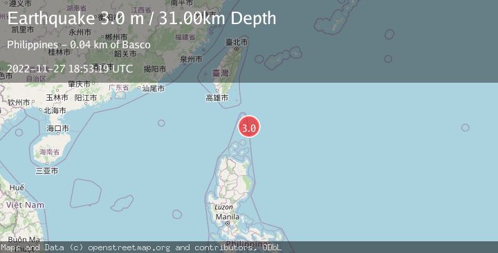 Map of BATAN ISL REGION, PHILIPPINES