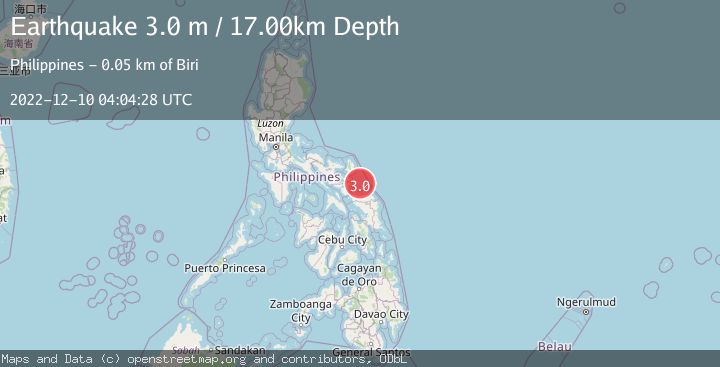 Map of CATANDUANES, PHILIPPINES