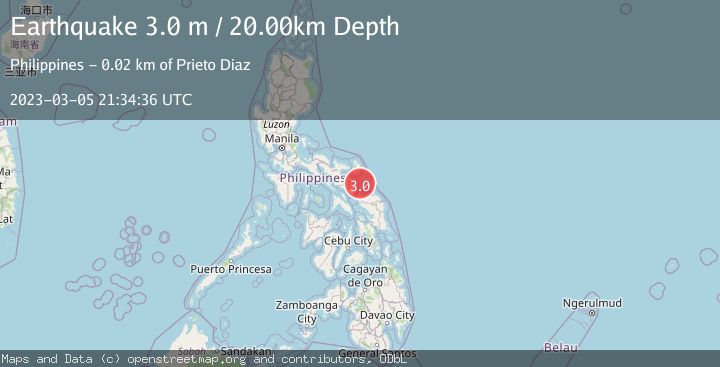 Map of CATANDUANES, PHILIPPINES