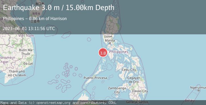Map of PHILIPPINE ISLANDS REGION