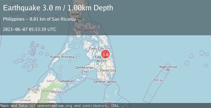 Map of MINDANAO, PHILIPPINES