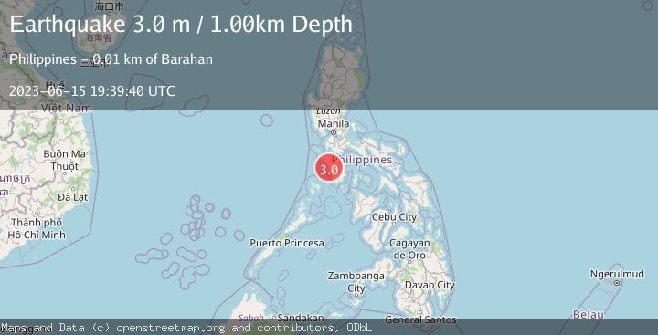 Map of MINDORO, PHILIPPINES