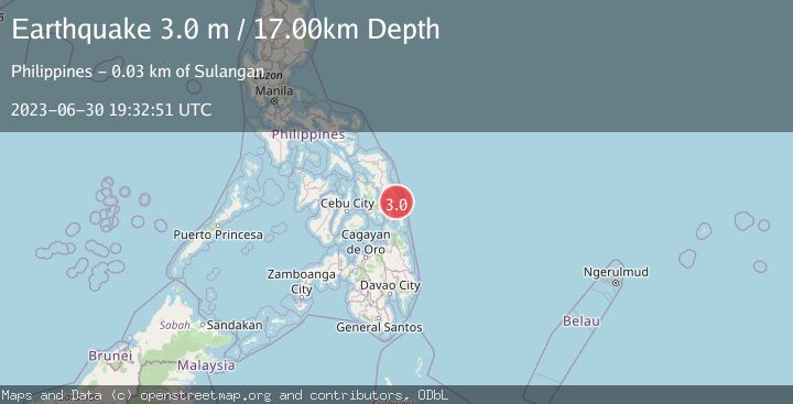 Map of LEYTE, PHILIPPINES