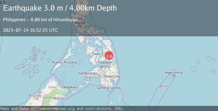 Map of LEYTE, PHILIPPINES