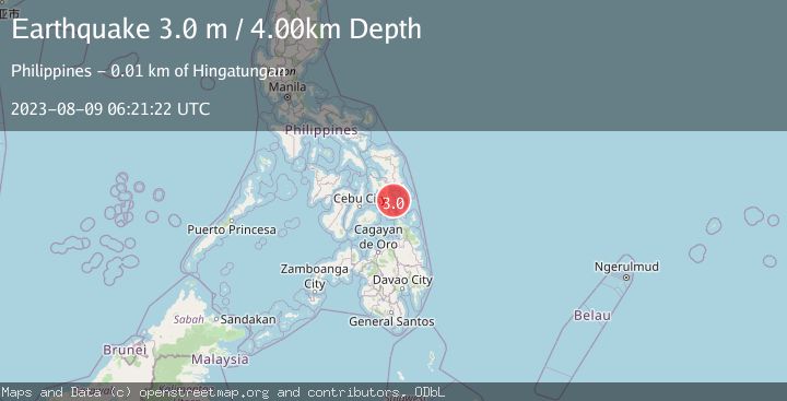 Map of LEYTE, PHILIPPINES