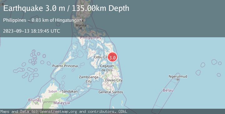 Map of LEYTE, PHILIPPINES