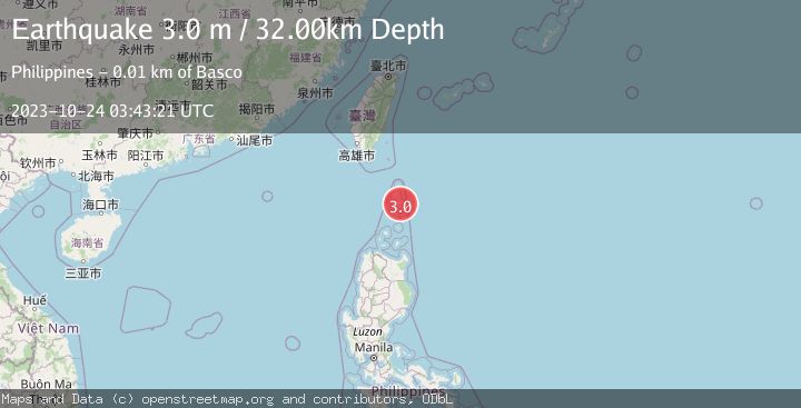 Map of BATAN ISL REGION, PHILIPPINES