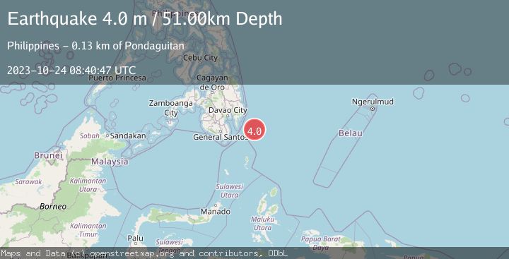 Map of PHILIPPINE ISLANDS REGION