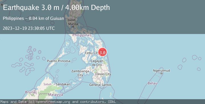Map of LEYTE, PHILIPPINES