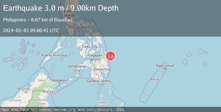Map of MINDANAO, PHILIPPINES