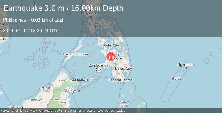 Map of NEGROS- CEBU REG, PHILIPPINES