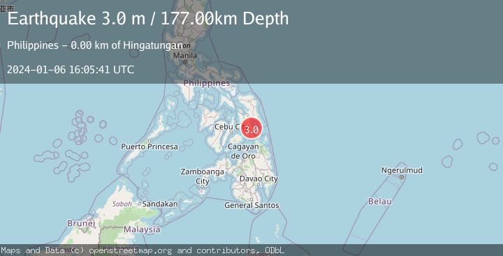 Map of LEYTE, PHILIPPINES