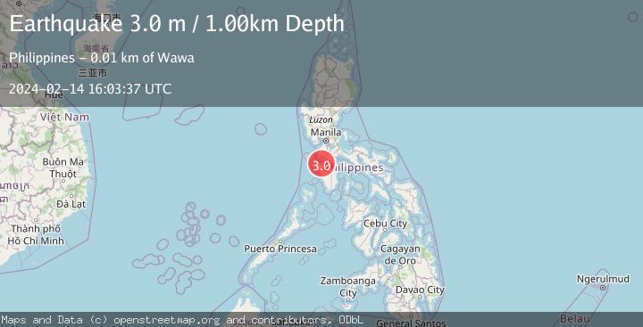 Map of MINDORO, PHILIPPINES