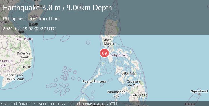 Map of MINDORO, PHILIPPINES