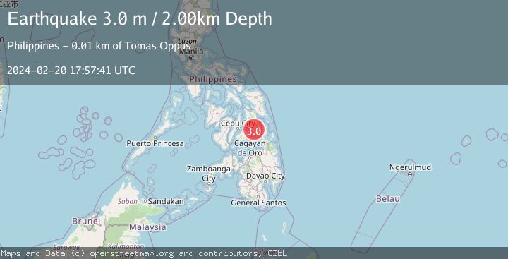 Map of LEYTE, PHILIPPINES