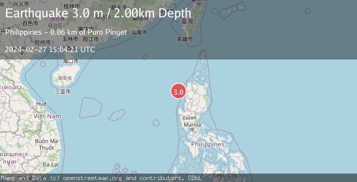 Map of PHILIPPINE ISLANDS REGION