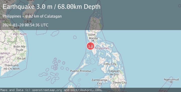 Map of MINDORO, PHILIPPINES