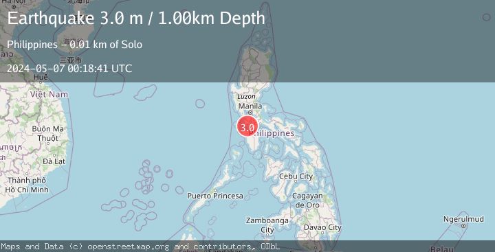 Map of MINDORO, PHILIPPINES
