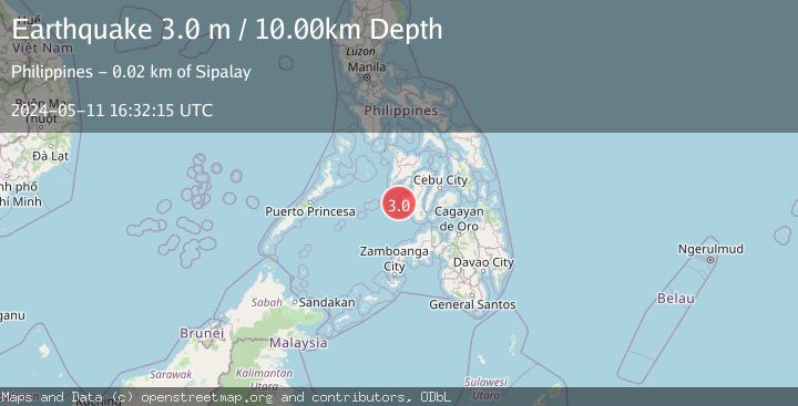 Map of NEGROS, PHILIPPINES