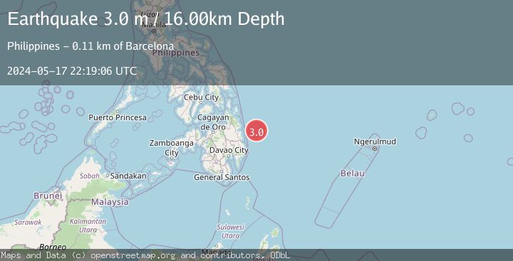 Map of PHILIPPINE ISLANDS REGION